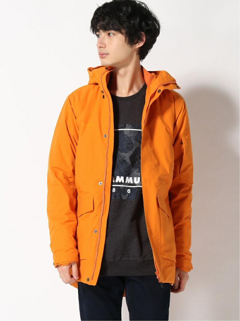 Mammut M Chamuera Hs Thermo Hooded Parka Men Mammut マムート トップコート ウインドブレーカー ジャンバー 真っ黒 紅ミカン カーキ 送料無料 Rakuten Fashion Fanorte Edu Br