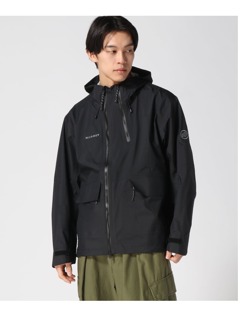 MAMMUT/(U)アーバン エクスプローリング ハードシェル フーデッド ジャケット アジアンフィット MAMMUT マムート ジャケット・アウター ブルゾン・ジャンパー ブラック【送料無料】[ Fashion]