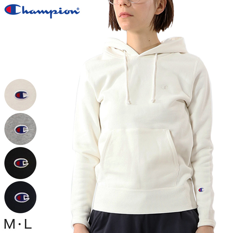 楽天市場 Champion レディース パーカー スウェット 裏起毛 プルオーバー M L トップス 秋冬 秋服 冬服 暖かい カジュアル シンプル チャンピオン ブランド 在庫限り スクログ