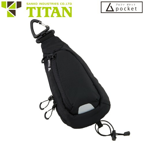 墜落制止用器具 サンコー（タイタン/TITAN） アルファポケット フルハーネス用縦型ポーチ スマートフォン用 ASP 4,739円