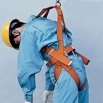墜落制止用器具 藤井電工 ツヨロン 被災者吊上げベルト ベルト締付式 R-427-BX｜作業着上下セットインナーまもる君