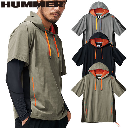 楽天市場】Tシャツ 半袖 HUMMER ハマー エアピットフーディー 38559