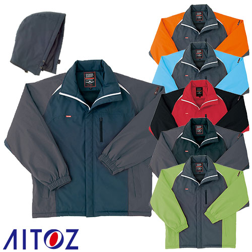 AITOZ アイトス 防寒ショートコート 防寒コート 防寒ジャケット アウター ブルゾン ドカジャン 防寒ジャンパー ダウン 上着 防寒着 おしゃれ 暖かい 秋冬 かっこいい 作業着 メンズ 寒冷地 釣り キャンプ 登山 アウトドア AZ-8471 男性用 防風 5,721円
