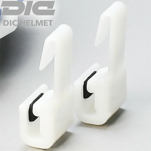作業ヘルメット DICヘルメット ゴーグルクリップ 溝無しヘルメット用 2個×10セット(20個)
