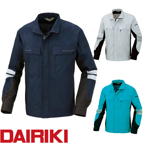 作業服 ブルゾン 大川被服 DAIRIKI ダイリキ 長袖ブルゾン 30712 作業着 春夏