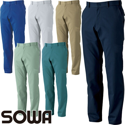 作業服 レディース パンツ 桑和 SOWA スラックス（レディース） 3002-09 作業着 通年 秋冬