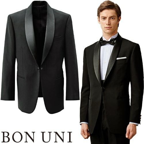 タキシード ボンユニ 制服 ユニフォーム BONUNI ボストン 拝絹タキシード 11124-99 飲食店 フォーマル ビジネス メンズ ホテル レストラン ブライダル 結婚式 おしゃれ かっこいい｜作業着上下セットインナーまもる君