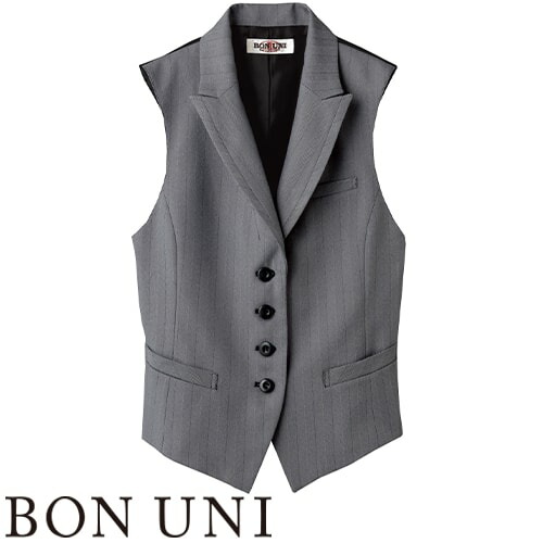 レディース ベスト ボンユニ 制服 ユニフォーム BONUNI ボストン 15215-96 飲食店 レストラン カフェ バー ラウンジ ホテル ブライダル ソムリエ おしゃれ かっこいい|作業着上下セットインナーまもる君