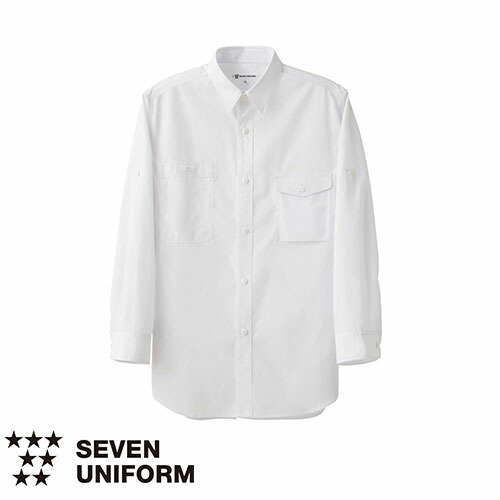 楽天市場】セブンユニフォーム 業務用 白シャツ ホワイト シャツ