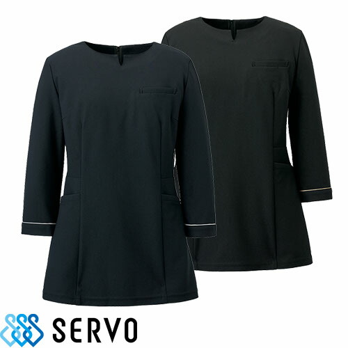 シャツ ブラウス 事務服 医療事務 制服 ユニフォーム サーヴォ Servo チュニック GCSL-2508 おしゃれ かわいい 病院