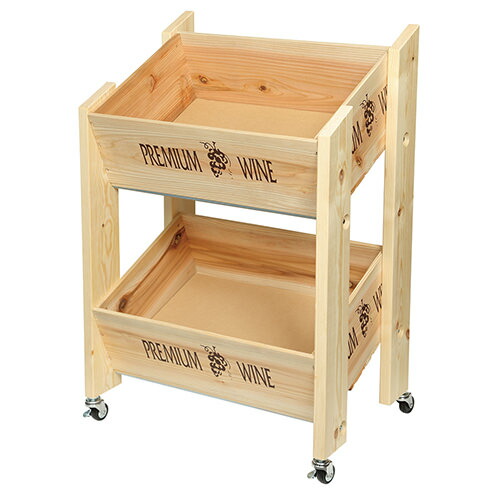 木製ラック 3段 プレミアムワイン 木製ラック 3段 プレミアムワイン