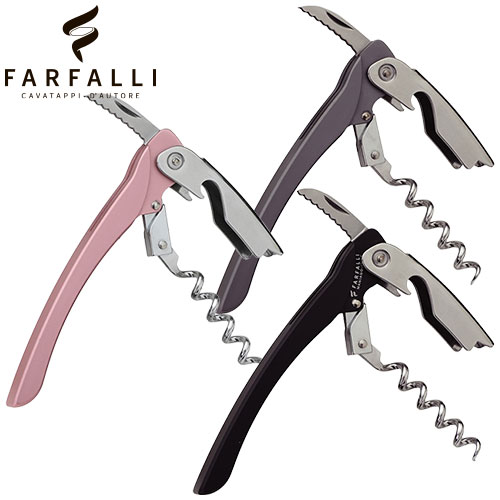 ソムリエナイフ Farfalli ファルファーリ ダブルピボット ソムリエナイフ SC108BK、SC108GY、SC108PK