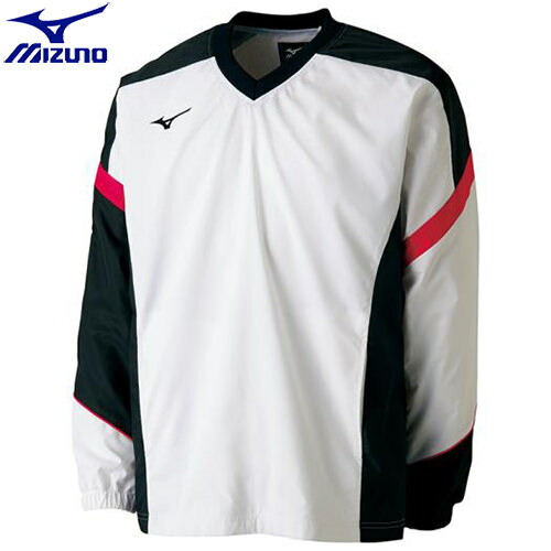 テニスウエア ウィンドブレーカー ミズノ MIZUNO ウィンドブレーカーシャツ(裏メッシュ) ユニセックス (01)ホワイト 62JE700101