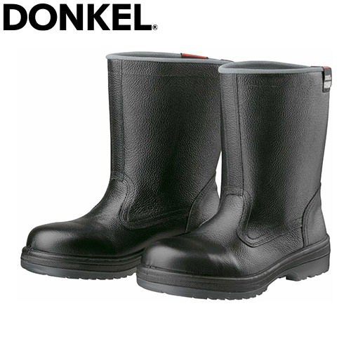 安全靴 ブーツ ドンケル DONKEL 半長靴 R2-06 JIS規格 耐滑 R2ラバー底 R2製法 軽量 ソフト 丈夫 長持ち ワイド樹脂先芯｜作業服 安全靴 安全帯のまもる君