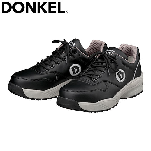 安全靴 ドンケル DONKEL ダイナスティ 短靴紐 WO+22 紐靴 JSAA規格 プロテクティブスニーカー 撥水 抗菌防臭 耐滑 耐摩耗