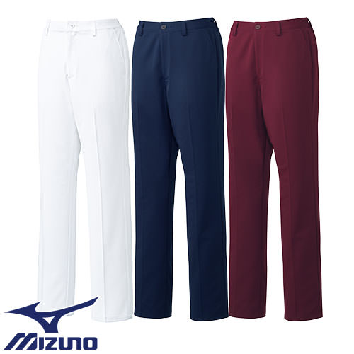 【メール便対応】スクラブ パンツ ミズノ MIZUNO MZ-0241 白衣 ズボン 白パンツ レディース 女性用 医療用 人気 制服 ユニフォーム 医師 看護師 ストレッチ 伸びる ノータック おしゃれ かわいい 可愛い 動きやすい