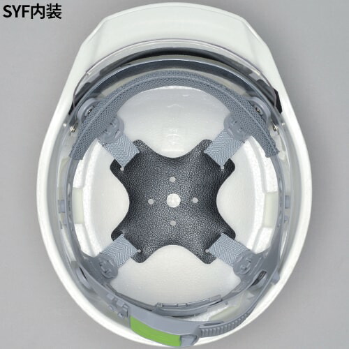 工事ヘルメットシールドヘルメットDICヘルメットSYF-S型SYFE-M-K2式通気孔無しライナー付きテープ内装(金属鋲止め)タイプSYF-S工事用土木建築防災