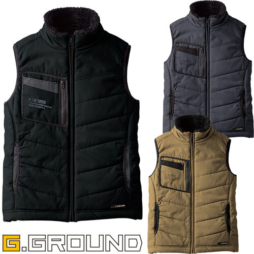 桑和 SOWA G.GROUND 防寒ベスト 防寒ベスト チョッキ 防寒 インナー アウター 作業用ベスト 保温 人気 安い 防寒着 おしゃれ 暖かい 秋冬用 最強 かっこいい 作業着 おすすめ ワーク マン メンズ 防寒ウェア 屋内作業 屋外作業 あったか 防寒グッズ 5106