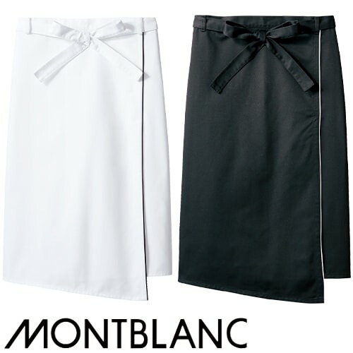 楽天市場】エプロン 前掛 制服 ユニフォーム ミドル丈 住商モンブラン