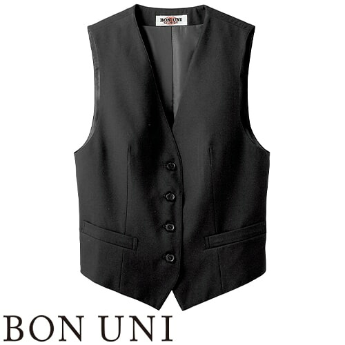 ベスト 制服 ユニフォーム ボンユニ BONUNI ボストン ベスト 03622-09 飲食店 レストラン カフェ バー レディース バーテンダー ホテル おしゃれ かっこいい｜作業服 安全靴 安全帯のまもる君