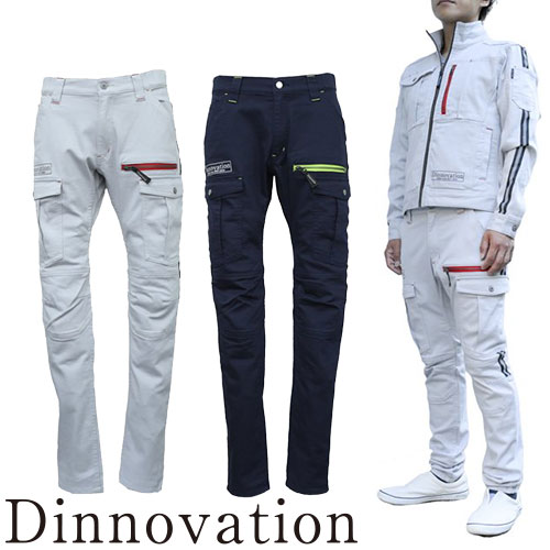 楽天市場】廃番 作業着 デニムラインパンツ ストレッチ Dinnovation