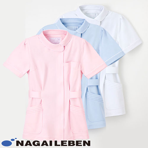 ジャケット 白衣 ケーシー チュニック 医療 治療 ナガイレーベン Naway レディース 女性用 半袖 CA-1702 医師 医者 看護師 ナース 医療用 作業療法 人気 上衣 医務衣 診察衣 快適 丈夫 動きやすい 可愛い かわいい おしゃれ おすすめ 通販 6,796円
