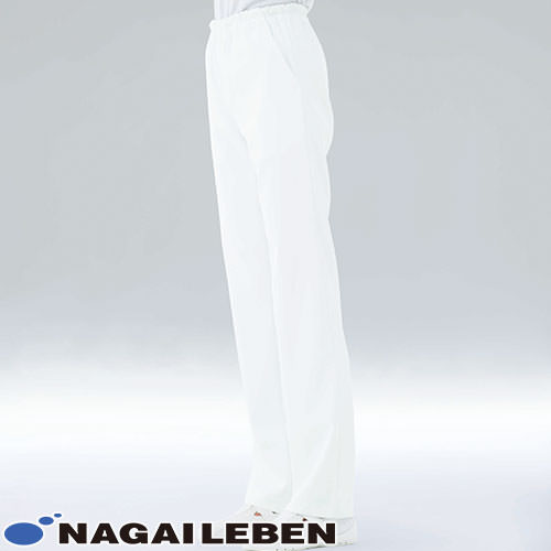 パンツ FT-4408 白衣 ズボン ナガイレーベン レディース 女性用 白パンツ 白ズボン 医療 介護 人気 制服 ユニフォーム 医師 医者 看護師 ウエストゴム スリム 病院 おしゃれ かわいい 可愛い 動きやすい おすすめ