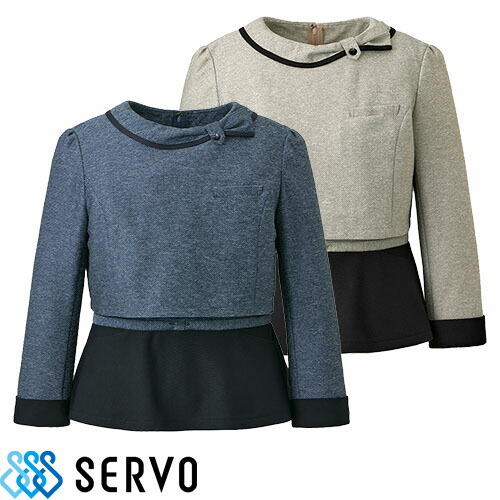 シャツ ブラウス 事務服 医療事務 制服 ユニフォーム サーヴォ Servo プルオーバー GOBL-2504 おしゃれ かわいい 病院