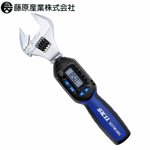 作業工具 藤原産業 SK11 デジタルトルクレンチモンキ SDTM-085 ソケット トルクレンチ|作業服 安全靴 安全帯のまもる君