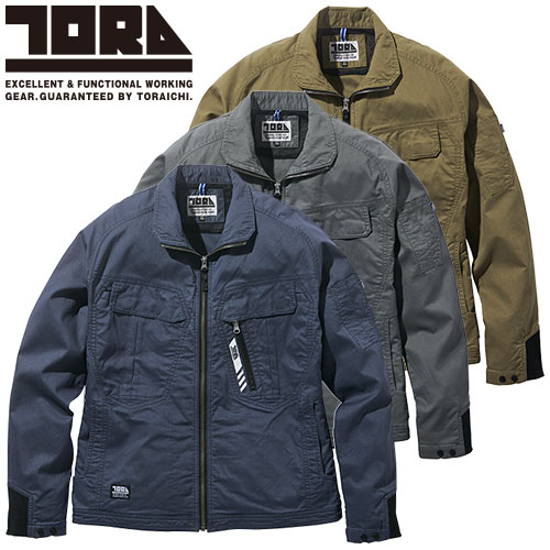 作業服 ブルゾン 寅壱 TORA ワークジャケット 9531-124 作業着 春夏 カッコいい おしゃれ 人気 ストレッチ 制電 点接触 日本製生地 アウトドア スポーティ カジュアル