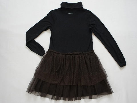 M トッカバンビーニ Tocca Bambini アウトレット 子供服 女の子 1cm 長袖 ワンピース 黒 茶 チュール 秋 冬 4 冬服 ガールズ 女児 キッズ 中古 ユーズド リサイクル 古着 子ども服 こども Deerfieldtwpportage Com