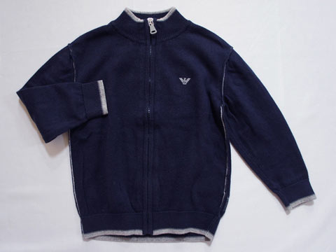 楽天市場】アルマーニジュニア ジップジャケット 8A 130cm グレー系
