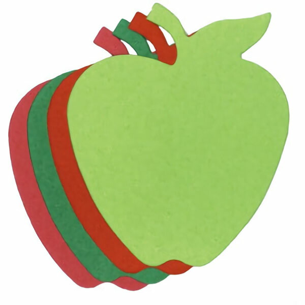 楽天市場】ダイカットペーパー 大判 5枚入 りんご 型抜いろがみ