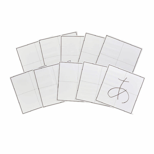 楽天市場】両面基本短冊黒板 5枚組 マグネット 黒板 ホワイトボード