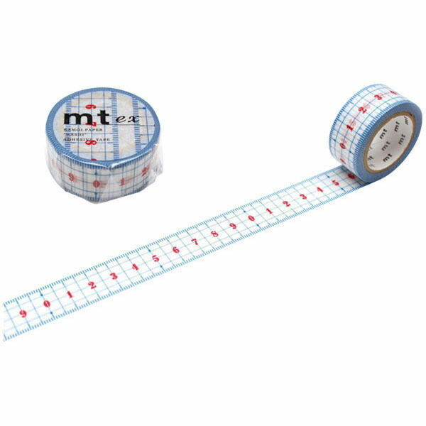 楽天市場】mt ex マスキングテープ 定規R 竹定規 1P 20mm×7m スケール