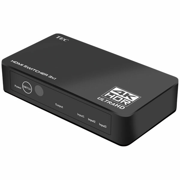 ４ＫウルトラＨＤ　ＨＤＲ対応　３入力１出力　ＨＤＭＩ切替器 【新入荷アイテム】