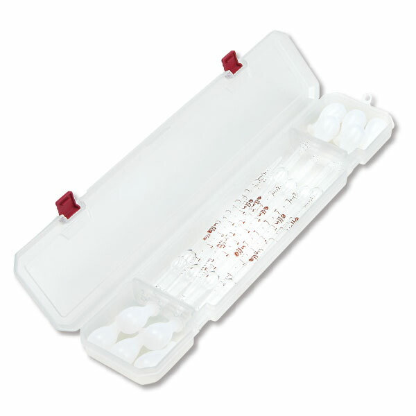 駒込ピペット 5mL 10本組 シリコンタイプ ケース入