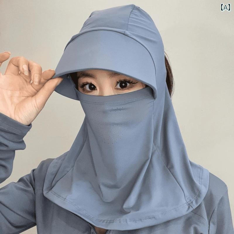 夏の 男女 顔の 日よけ かぶり笠 日焼押しとどめる 紫外線 押しとどめる 露天 サイクリング のど首 恍ける 原則として