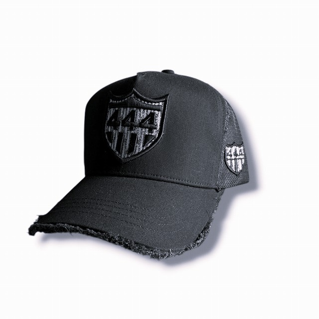 YOSHINORI KOTAKE[ヨシノリコタケ] YK3DE-444US [BLK/BLK] キャップ（ブラック/ブラック）メンズレディース444 ナンバー444 キャップ ゴルフキャップとしても人気 メッシュキャップ BFS