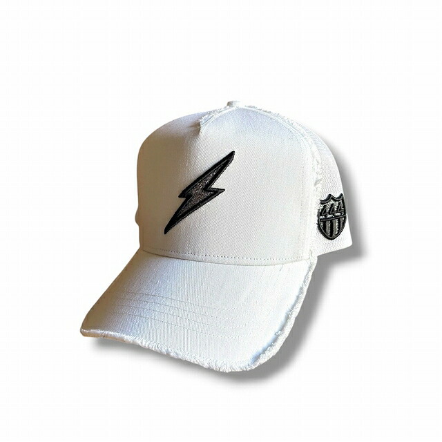 YOSHINORI KOTAKE[ヨシノリコタケ] YK3DE-BOLT [WHT/WHT] 旗がしら（白いこと/白いこと）メンズレディース444 電話番号444 旗がしら ゴルフ旗がしらとしても一般受け メッシュ旗がしら BFS