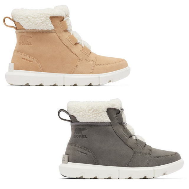 SOREL [ソレル] EXPLORER NEXT CARNIVAL WP [Beige,Gray] エクスプローラーネクスト カーニバル ウォータープルーフ スノーブーツ（ベージュ、グレー）NL5026 BCA｜MandA