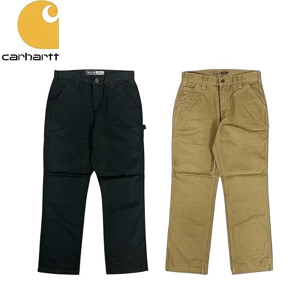 carhartt [カーハート] RELAXED FIT TWILL UTILITY WORK PANT (BLACK,DARK KHAKI) リラックスフィットツイルユーティリティーワークパンツ (ブラック,ダークカーキ) B324 BES