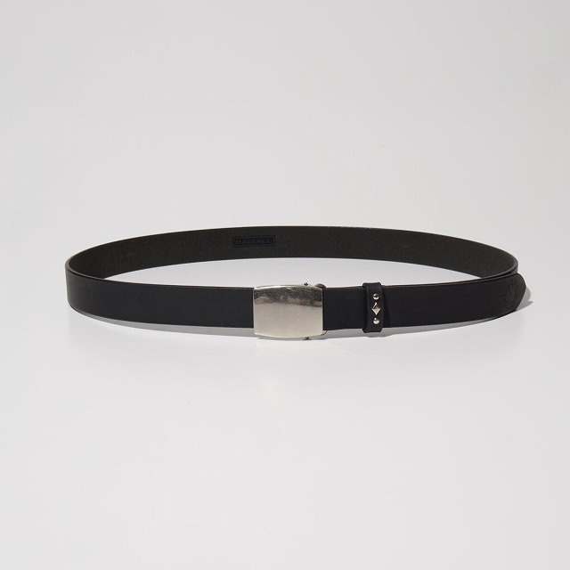 RADIALL [ラディアル] RHODES - LEATHER BELT / PLAIN (BLACK) レザーベルトプレーン (ブラック) RAD-ONL004 FDS