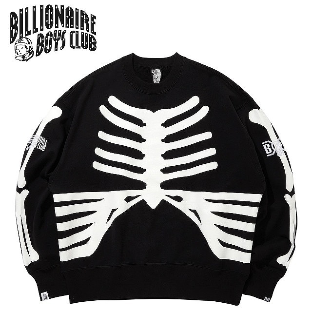 BILLIONAIRE BOYS CLUB [ビリオネアボーイズクラブ] BILIIONAIRE BOYS CLUB × BOUNTY HUNTER COTTON SWEAT SHIRT (BLACK) ビリオネアボーイズクラブ×バウンティハンター コットンスウェットシャツ(ブラック) JP251C002 BES