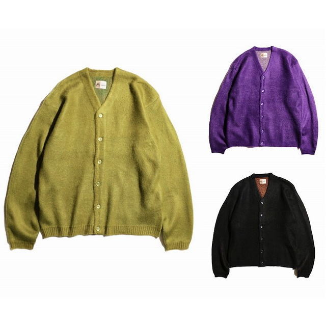 Towncraft グリーン Vネックカーディガンサイズ L カート・コバーン