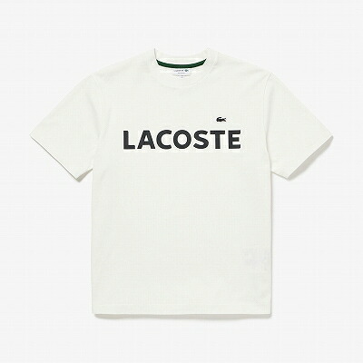 LACOSTE [ラコステ] ヘビーウェイトブランドネームロゴTシャツ (ホワイト) TH2299-99 BES