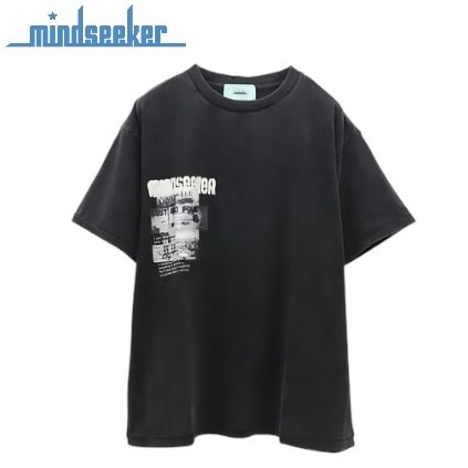 mindseeker [マインドシーカー] LOST & FOUND Tee (BLACK / WHITE) ロスト＆ファウンドTシャツ (ブラック / ホワイト) MS-251-004 BES