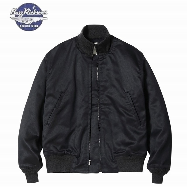 BUZZ RICKSON'S [バズリクソンズ] WILLIAM GIBSON COLLECTION BLACK TANKERS SLASH POCKET ウィリアム ギブソン コレクション ブラック タンカースジャケット スラッシュポケット BR15775 BEA｜MandA