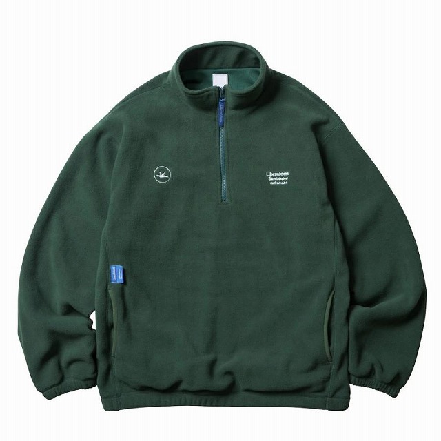 Liberaiders(リベレイダース) FLEECE HALF ZIP (GREEN) フリース ハーフジップ プルオーバー (グリーン) 783032403 BEA