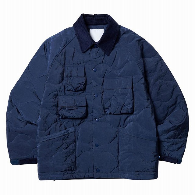 Liberaiders(リベレイダース) QUILTED UTILITY JACKET (NAVY) キルティングユーティリティージャケット ナイロンリップキルティング (ネイビー) 780122403 BEA